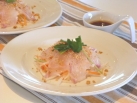 白身魚の中華サラダ