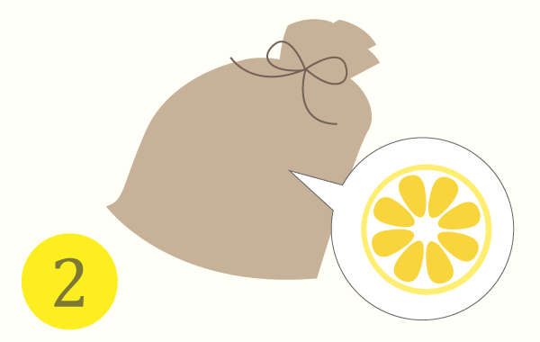 柚子湯の作り方2