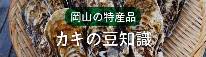 岡山の特産品カキの豆知識